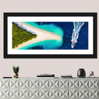Zlatni Rat Beach Aerial, Bol Croatia Wall Art