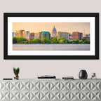 Madison Skyline at Lake Monona Wall Art