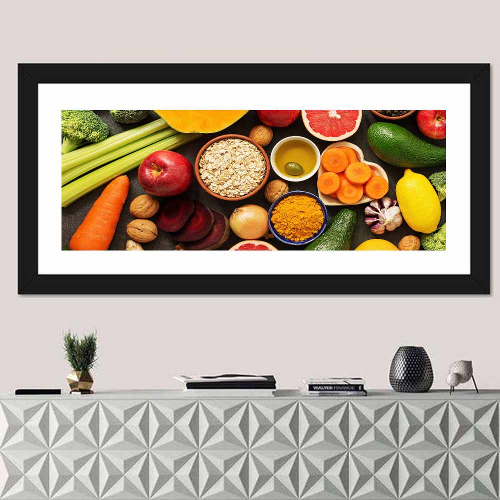 Detox Diet Food Wall Art