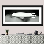 Dirigible Over Clouds Wall Art