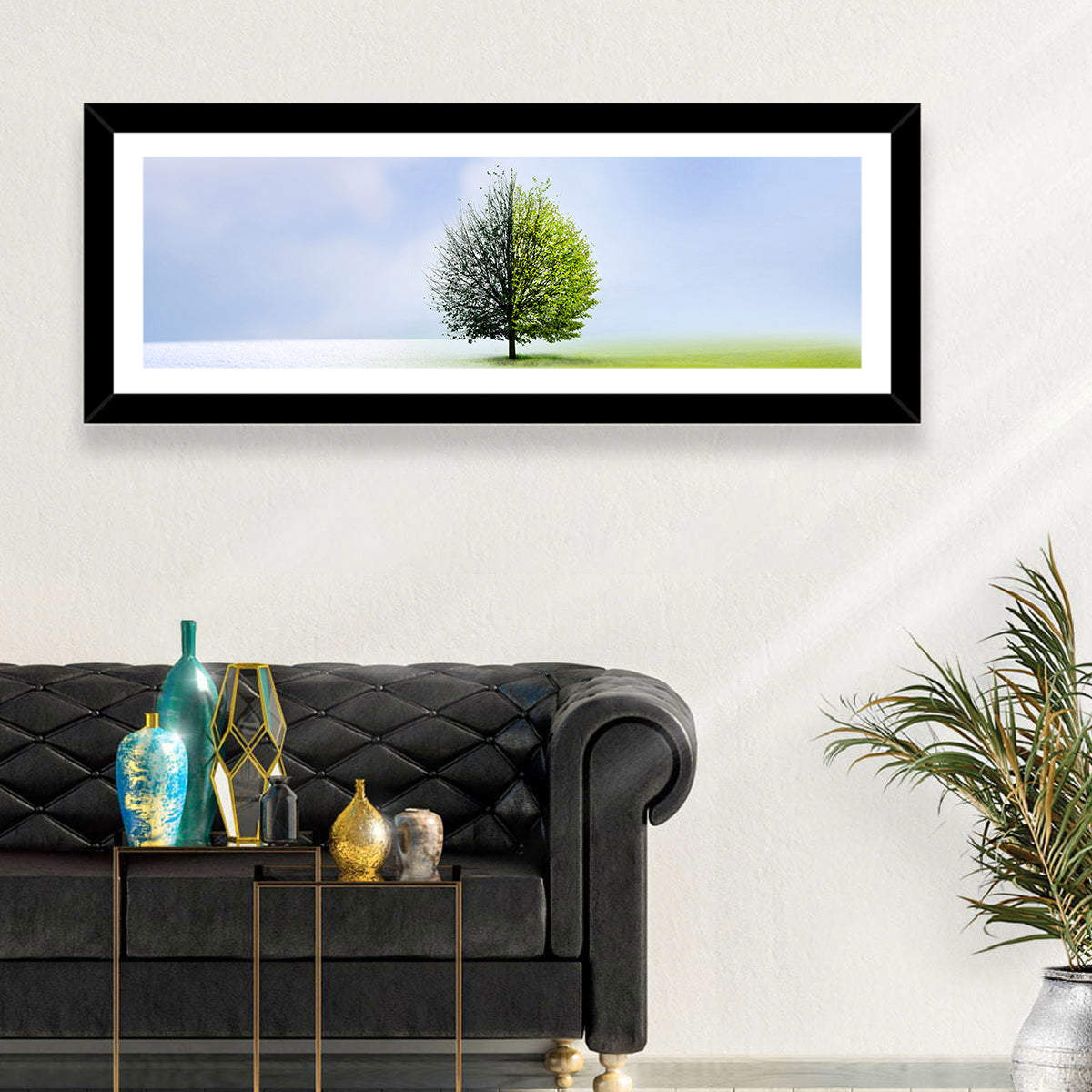 Winter To Spring Season Wall Art