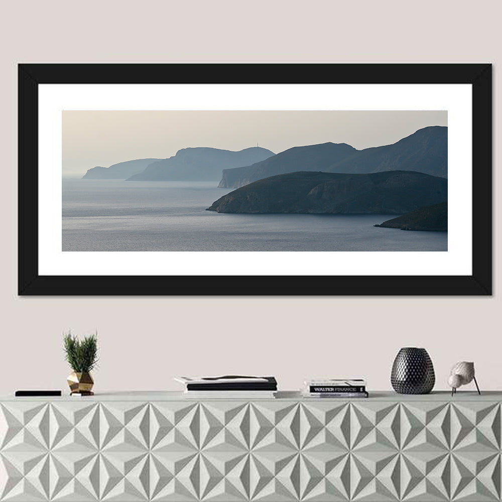 Kalymnos Shore at Blue Hour Wall Art