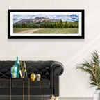Boulder Peak Idaho View Wall Art