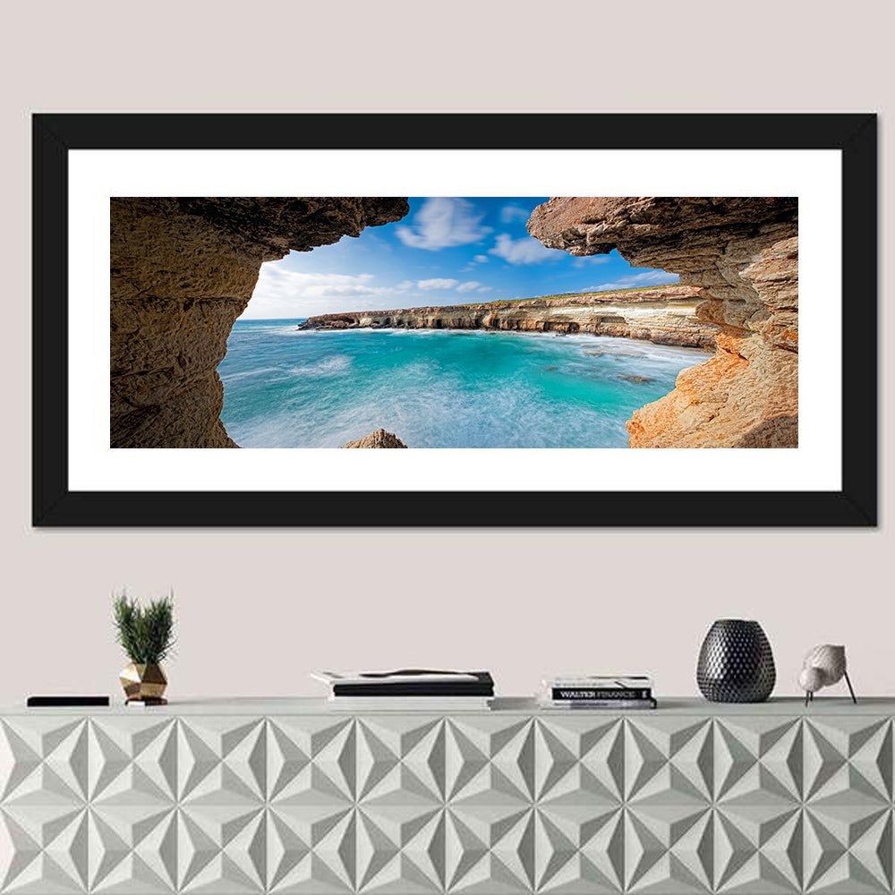 Cape Greko Sea Cave View Wall Art