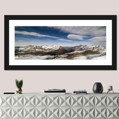 Snowy Alpine Mountains Wall Art