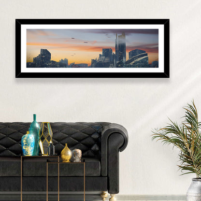 Sci-Fi City Concept Wall Art