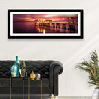 Jekyll Island Pier at Dusk Wall Art