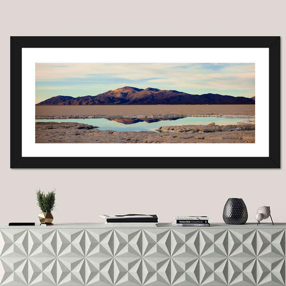 Salinas Grande Salt Flat Reflection Wall Art