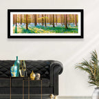 Hallerbos Bluebell Forest Wall Art