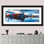Groningen Port Sunrise Wall Art