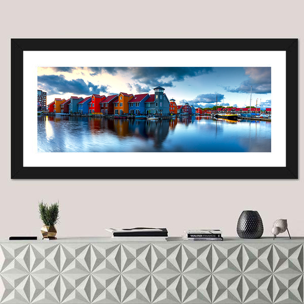 Groningen Port Sunrise Wall Art