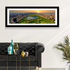 Central Park Reservoir at Dusk Wall Art