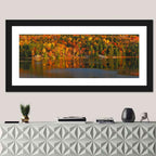 George Lake Morning Reflection Wall Art