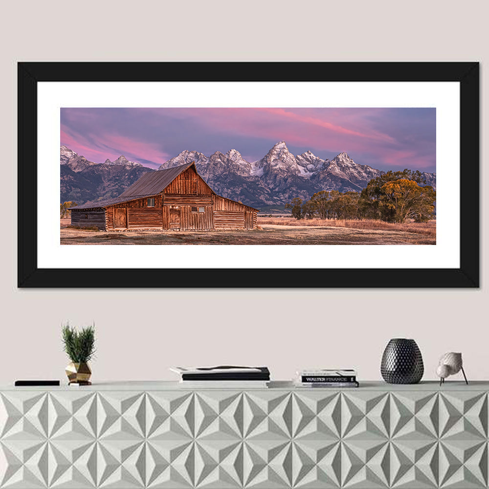 T.a. Moulton Barn at Dusk Wall Art