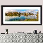 Myvatn Volcanic Rock Reflections Wall Art