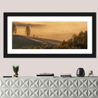 Misty Valley Morning Light Wall Art