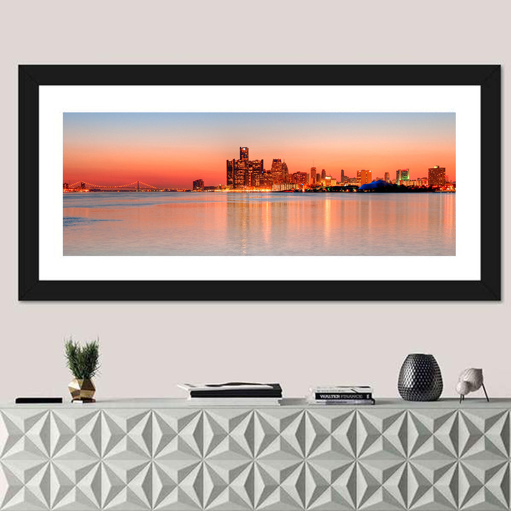Detroit Skyline Wall Art