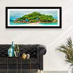 Koh Nang Yuan Sandbar Island Beach Wall Art