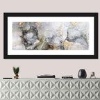 Gold Foil Marble Abstract Wall Art