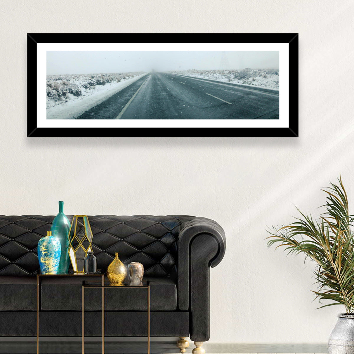 Winter Mountain Road Wall Art