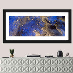 Blue Rush Abstract Wall Art