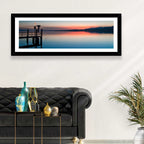 Lake Geneva Sunrise Pier Wall Art