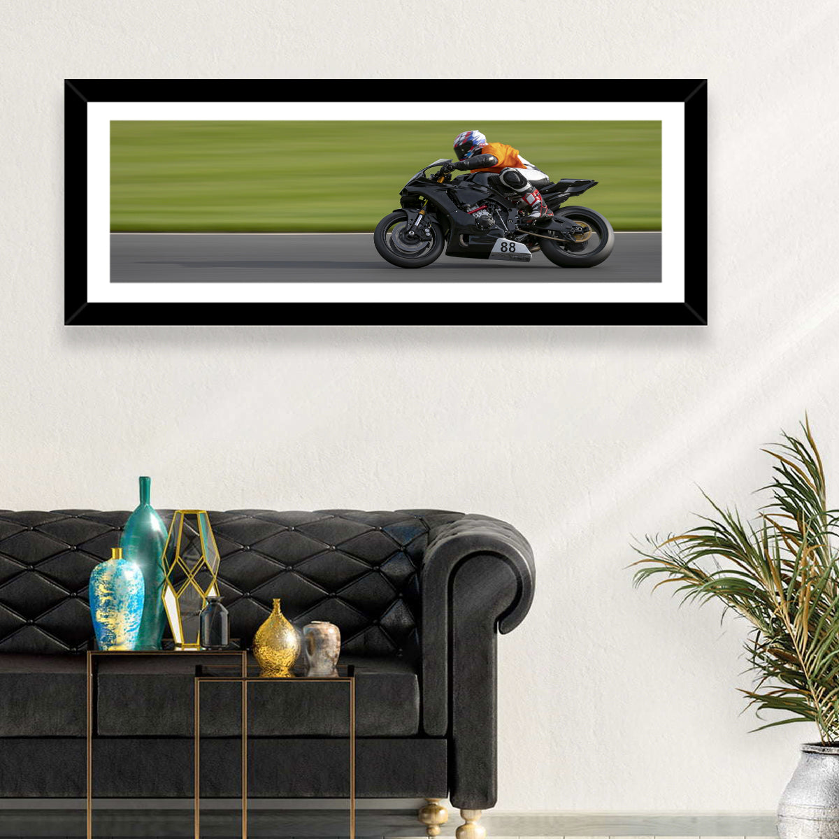 Racing Motorbike Wall Art