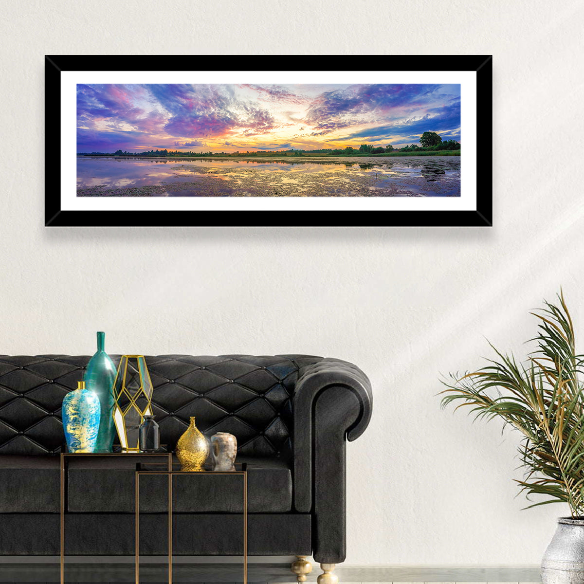 Sunrise Over Lake Wall Art
