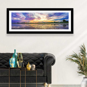 Sunrise Over Lake Wall Art