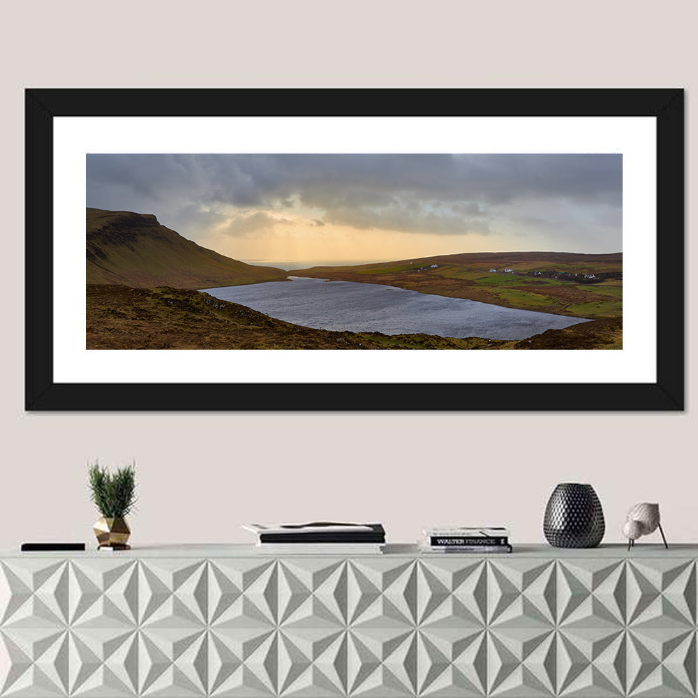 Isle of Skye Lake at Golden Hour Wall Art