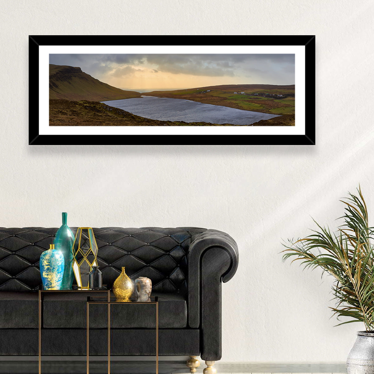 Isle of Skye Lake at Golden Hour Wall Art
