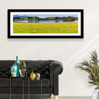 Alpine Lake Meadow with Dandelions Wall Art