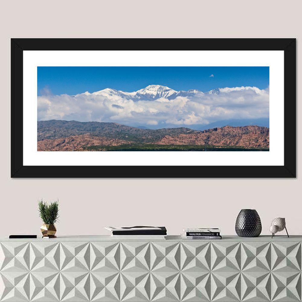 El Plata Snowcapped Peaks Above Cloud Deck Wall Art