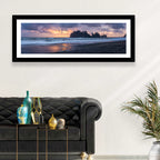 Rialto Beach Sea Stacks at Sunset Wall Art