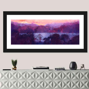Forest Lake Abstract Wall Art