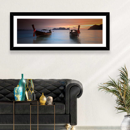 Phi Phi Island Boats Wall Art