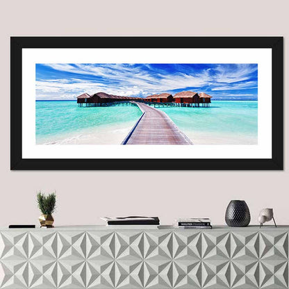 Tourists Villas Maldives Wall Art