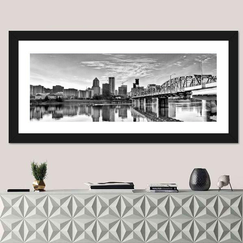 Portland Hawthorne Bridge Skyline Wall Art