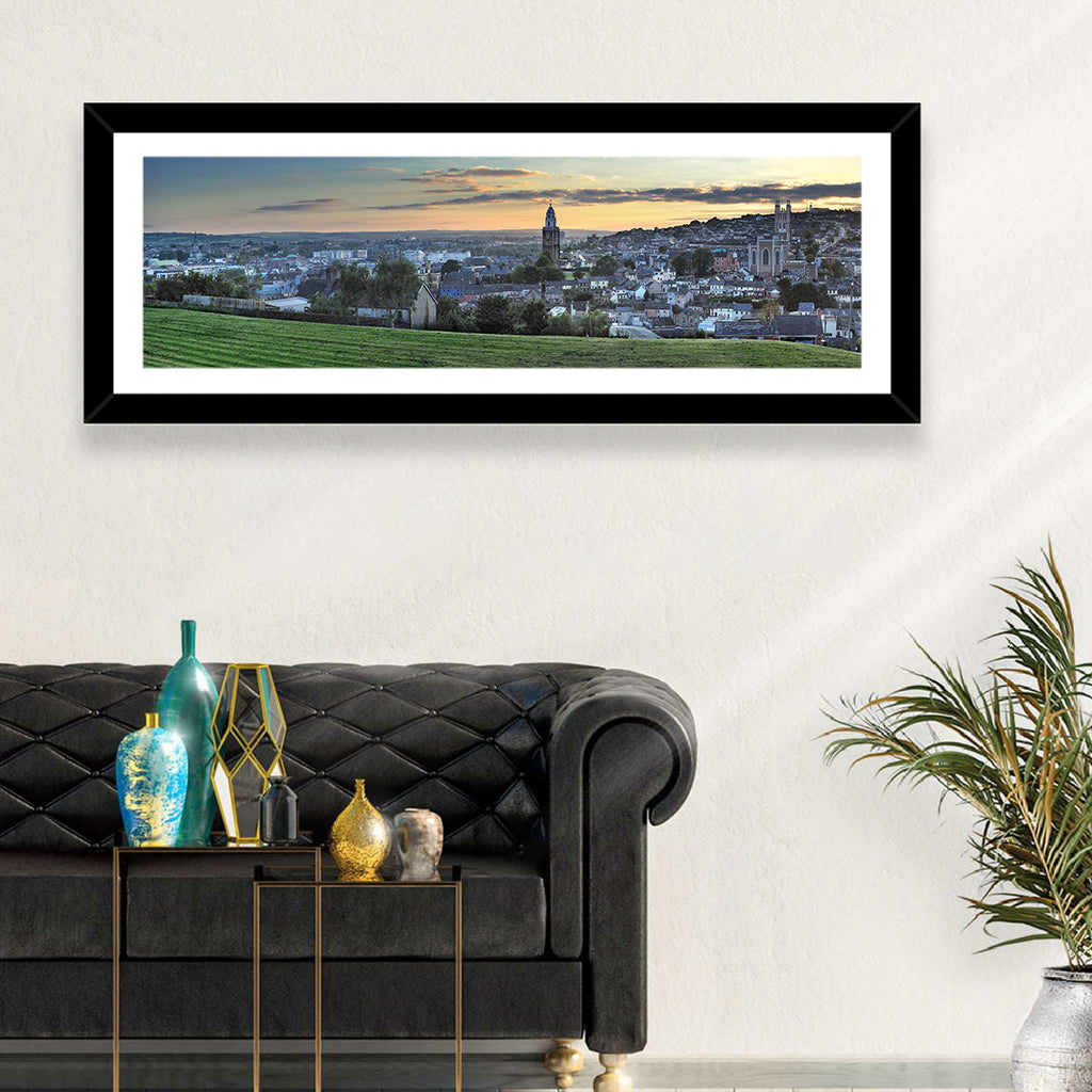 Cork Sunset Skyline Wall Art