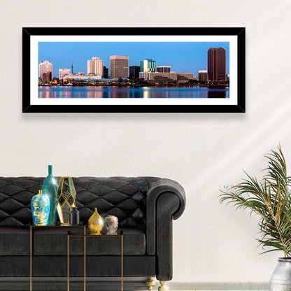 Norfolk Virginia Skyline Wall Art