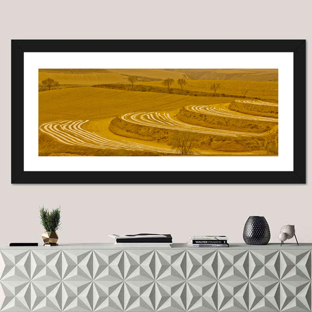 Loess Plateau Terraced Farmland Wall Art