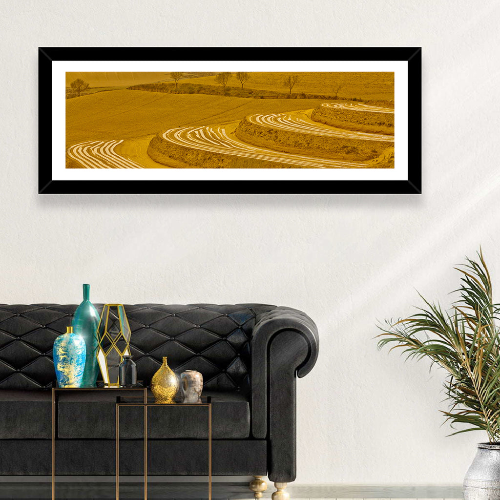 Loess Plateau Terraced Farmland Wall Art