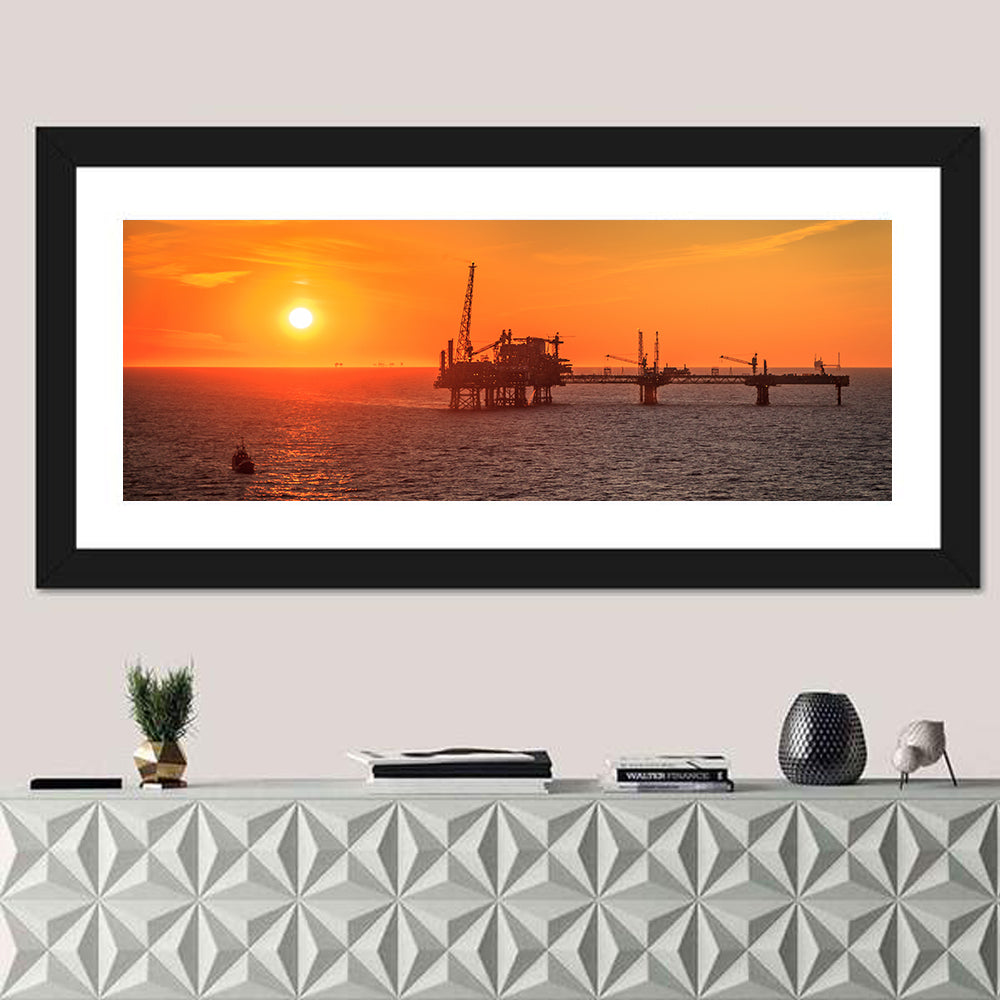 Oil Rig Denmark Wall Art