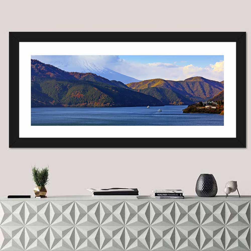 Mount Fuji Over Lake Ashi Wall Art