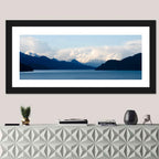 Harrison Lake Morning Clouds Wall Art
