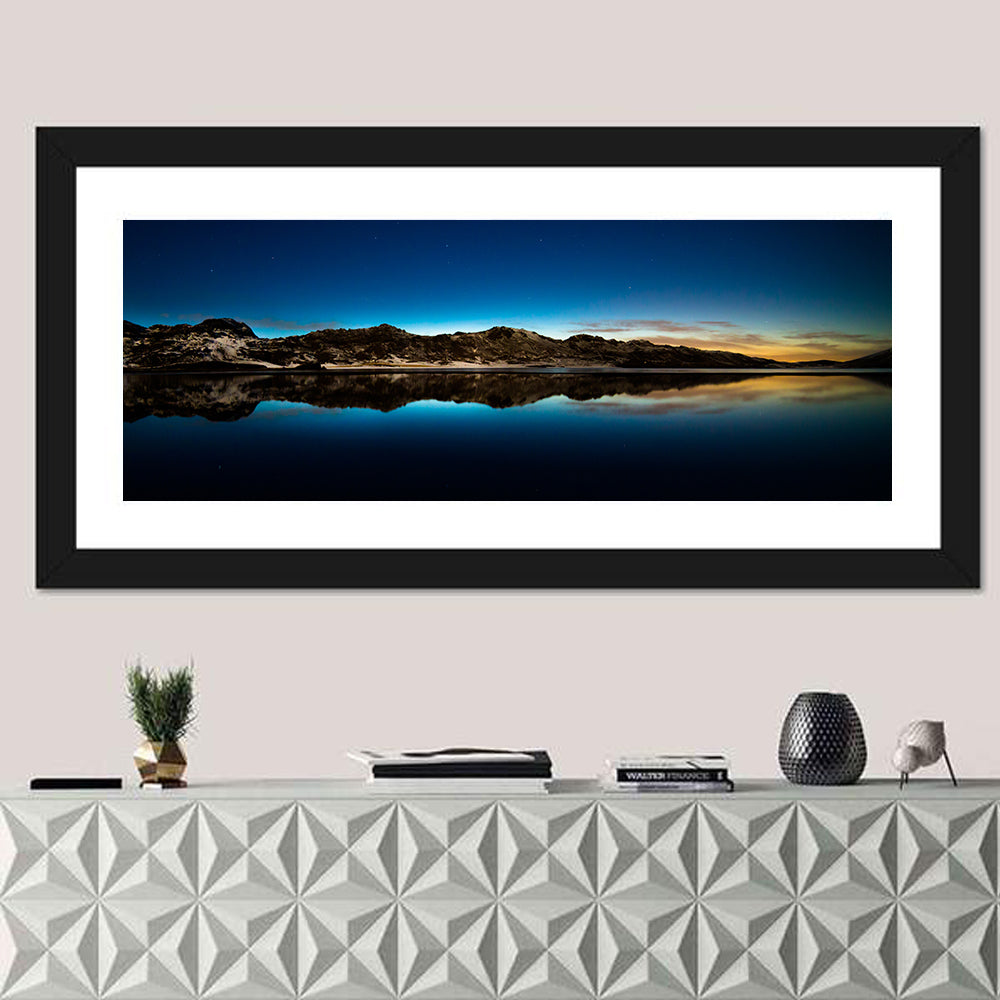 Kleifarvatn Lake at Dusk Wall Art