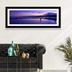 Lake Balaton Twilight Pier Wall Art