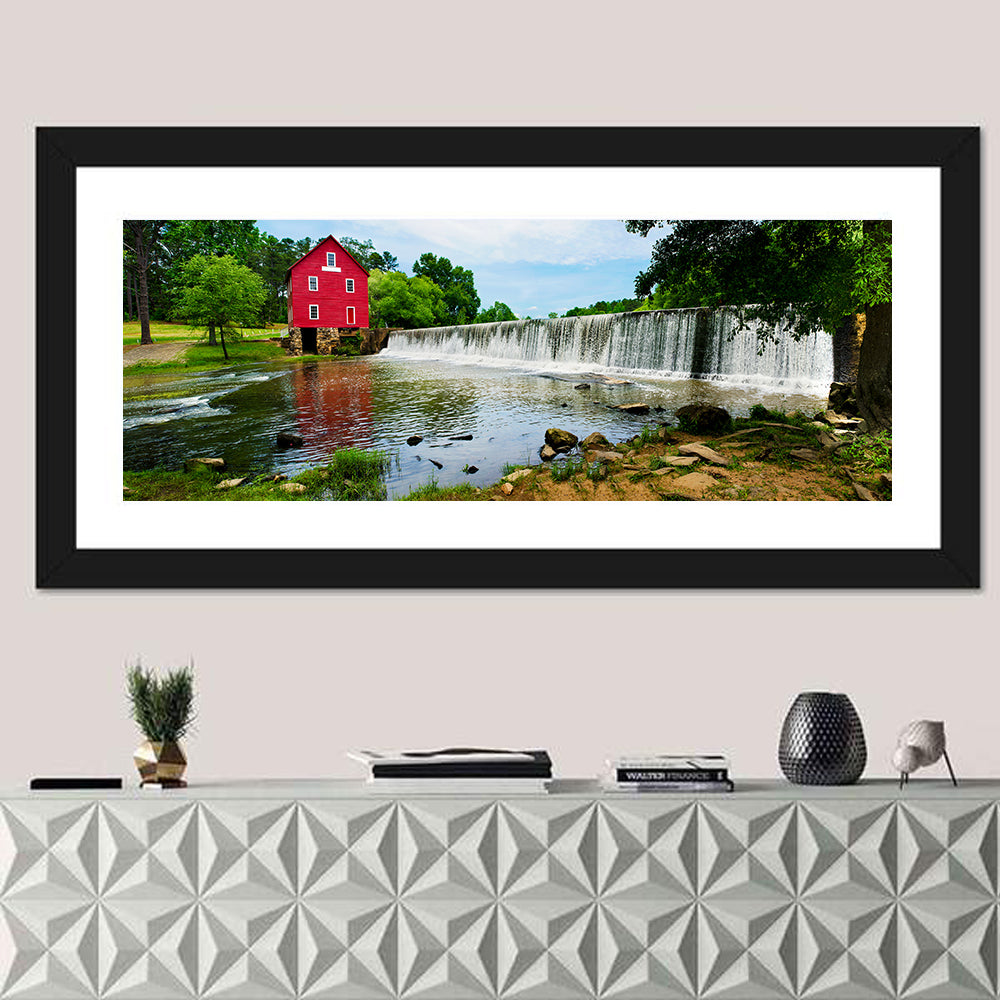 Starrs Mill Atlanta Wall Art in a room, panoramic