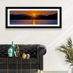 Lake Jocassee Golden Sunrise Wall Art