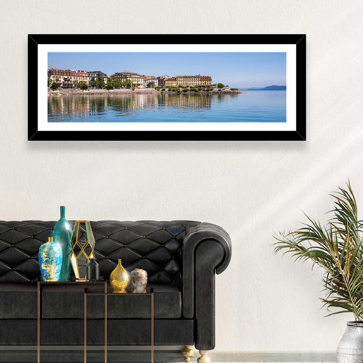 Tranquil Lake Neuchatel Wall Art